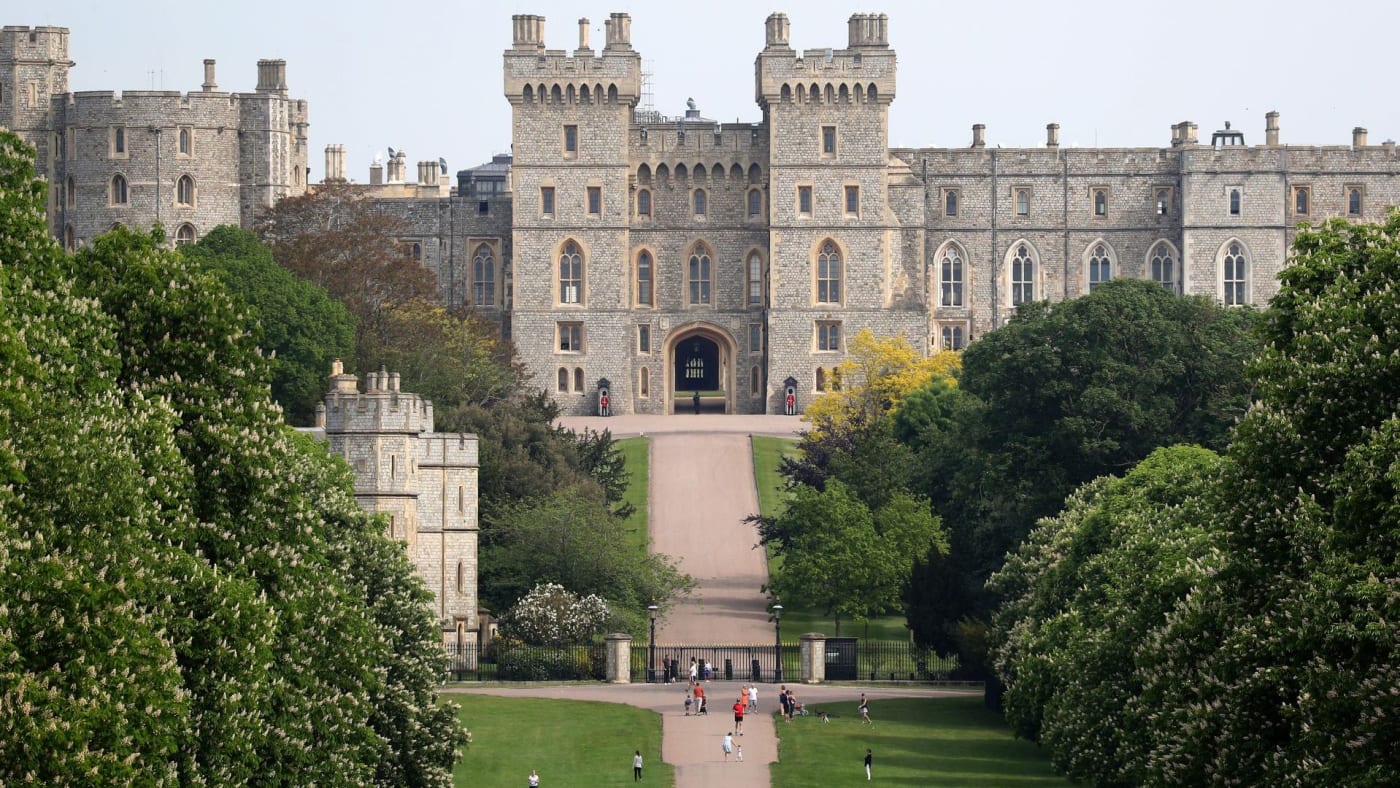 A general view of Windsor Castle