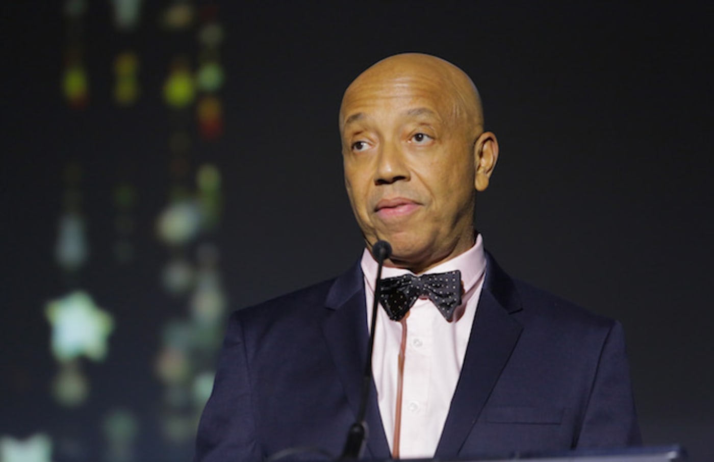 Music producer Russell Simmons speaks onstage at the 2017 Make a Wish Gala.