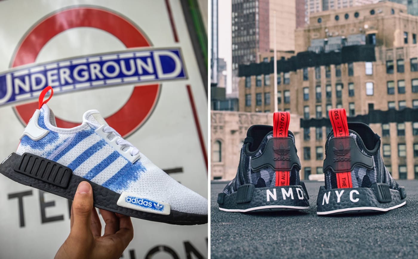 Criatura flauta Amante adidas and Foot Locker Europe Combine for the NMD 'Printed Series' Inspired  by London and NYC | Complex UK