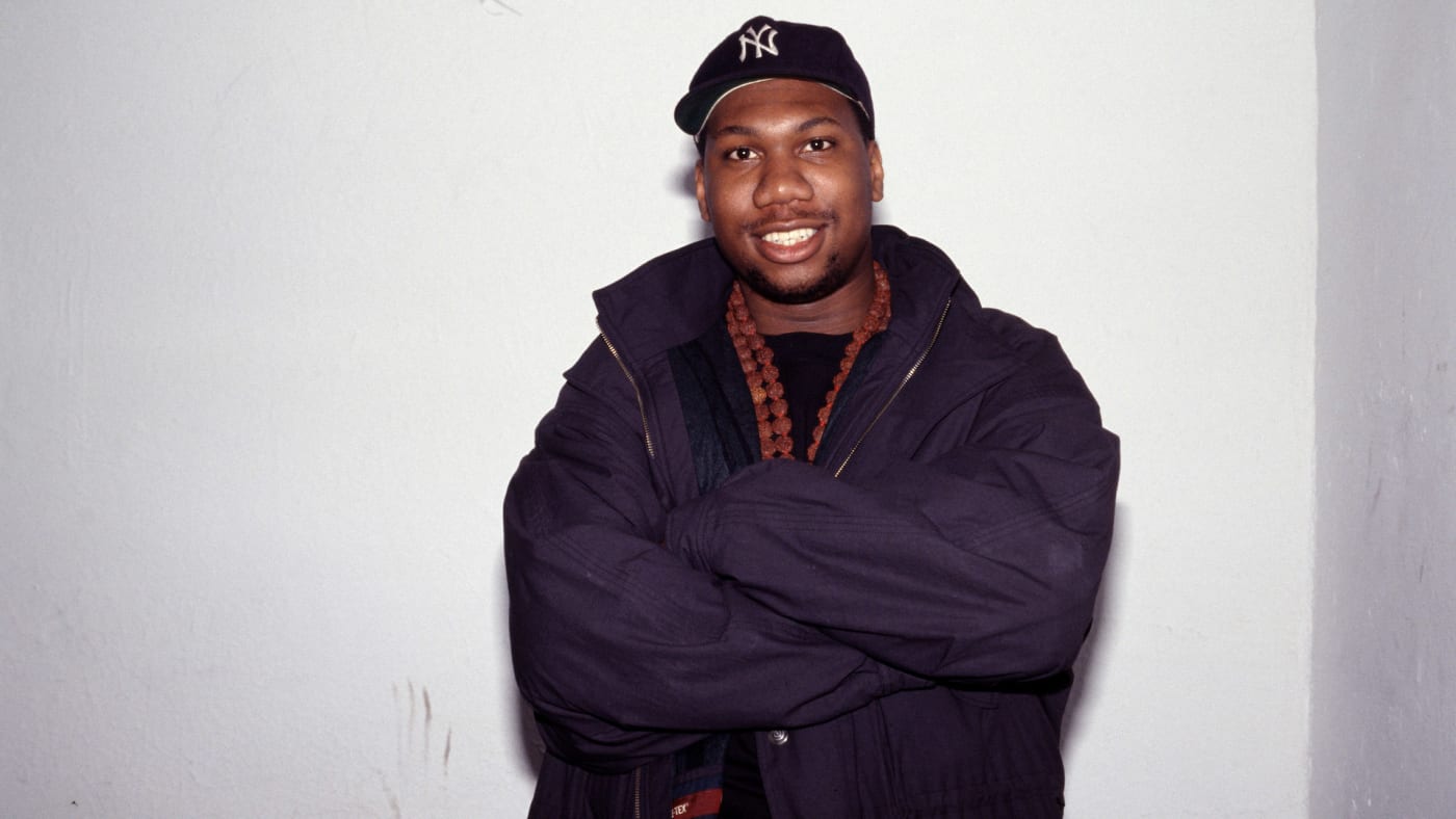 Portrait of KRS One in 1990