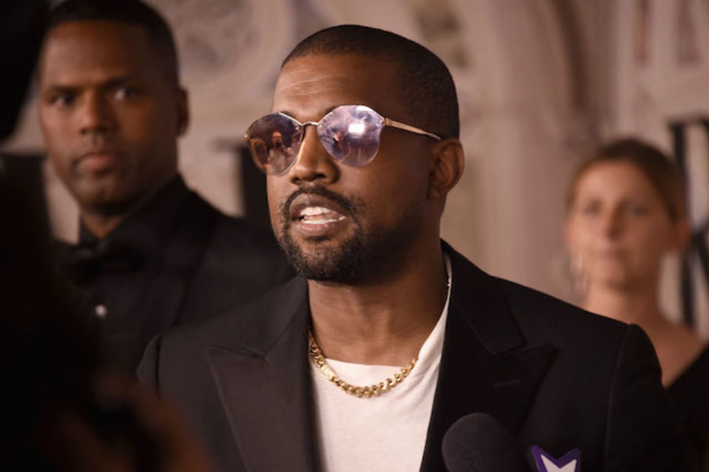 This is a picture of Kanye West.