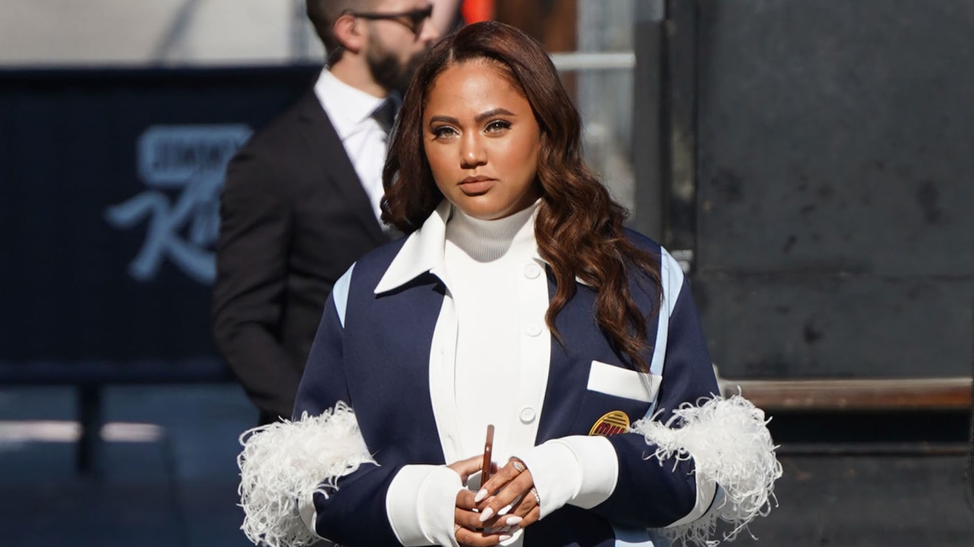 Ayesha Curry is seen at 'Jimmy Kimmel Live!'