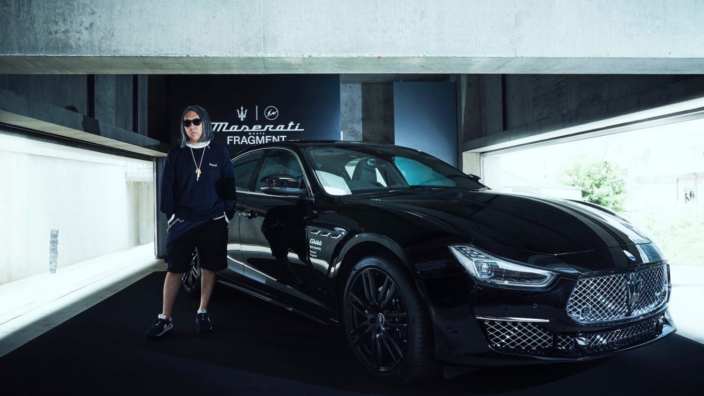 The Fragment x Maserati collab is unveiled.