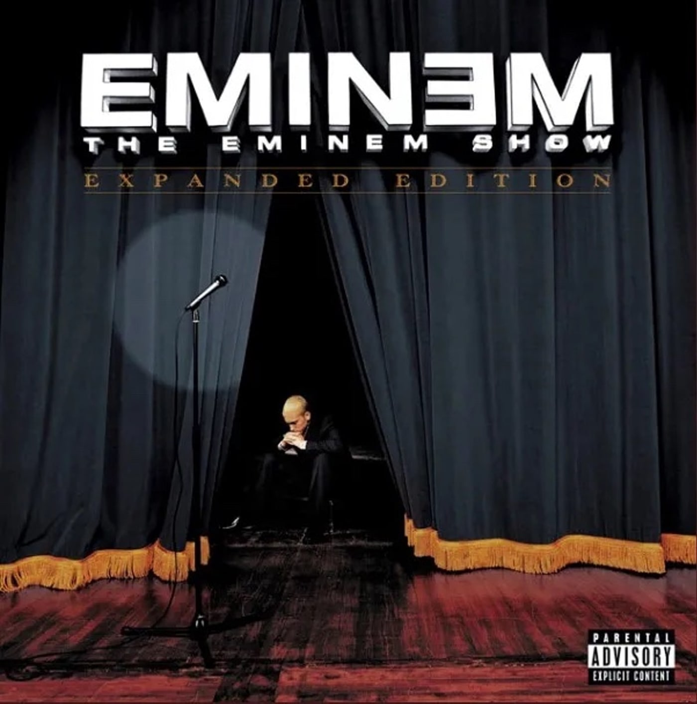 The cover art for the expanded edition of the Eminem Show