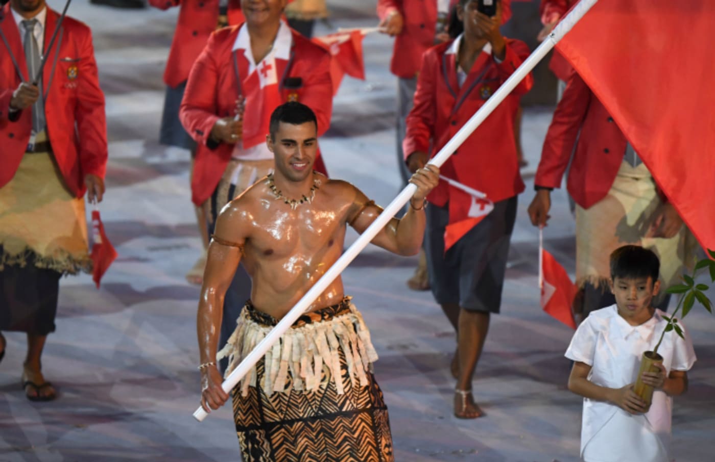 Shirtless Tongan FlagBearer Is 1 Race Away From Qualifying for Winter