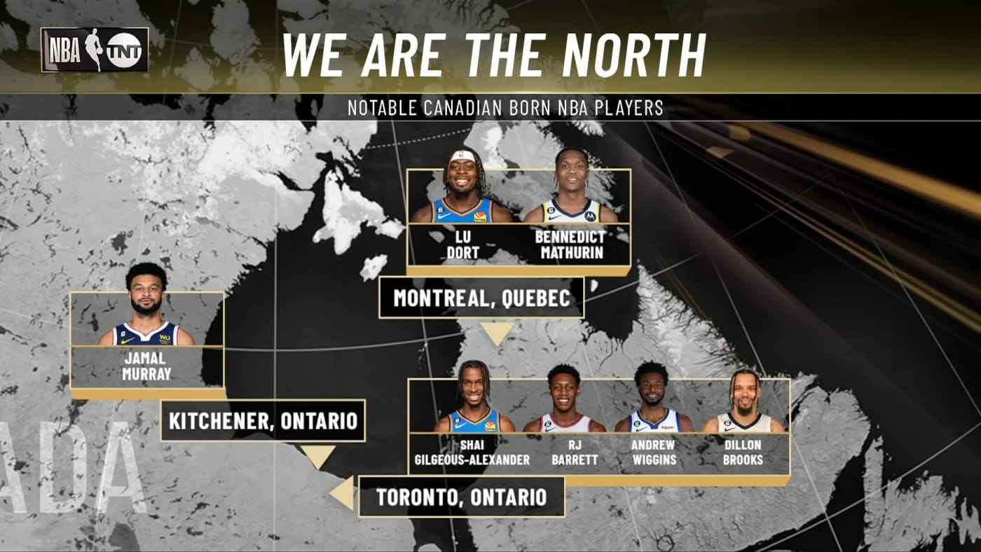 NBA on TNT faulty Canadian map