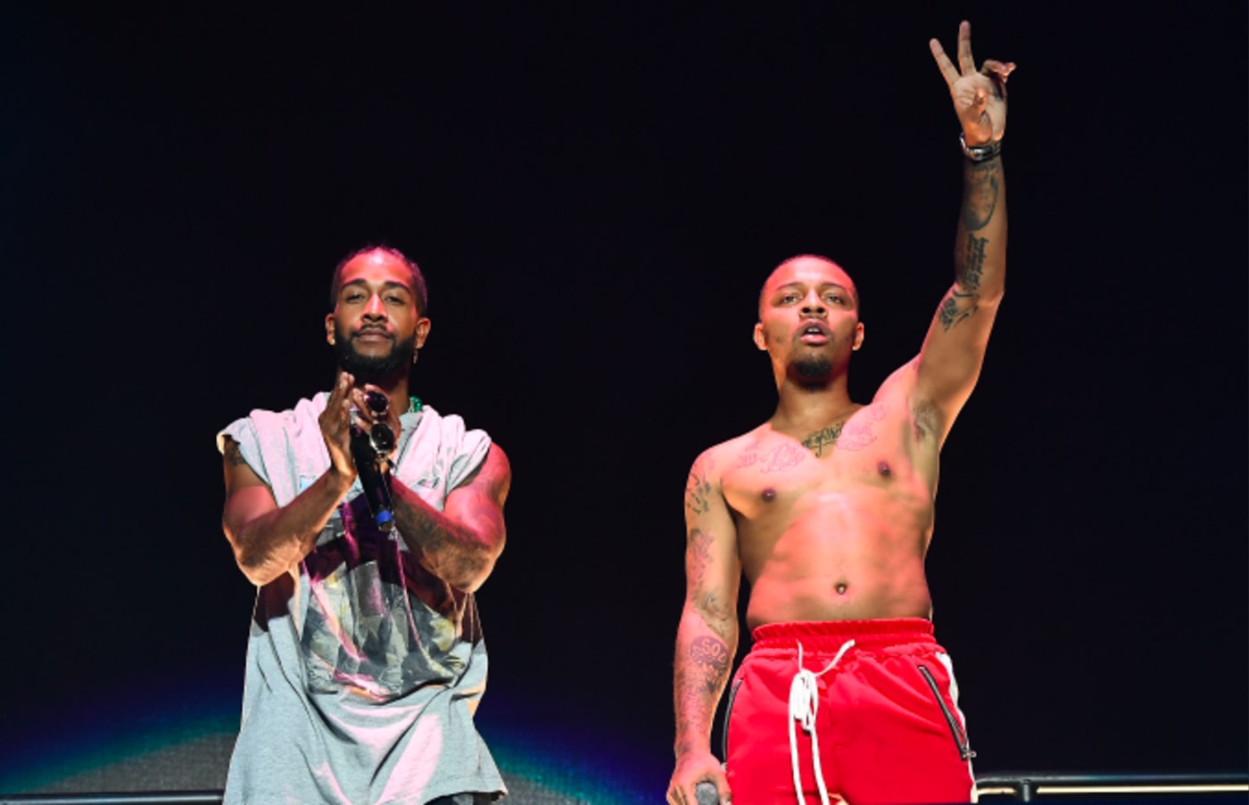 Singer Omarion and rapper Bow Wow