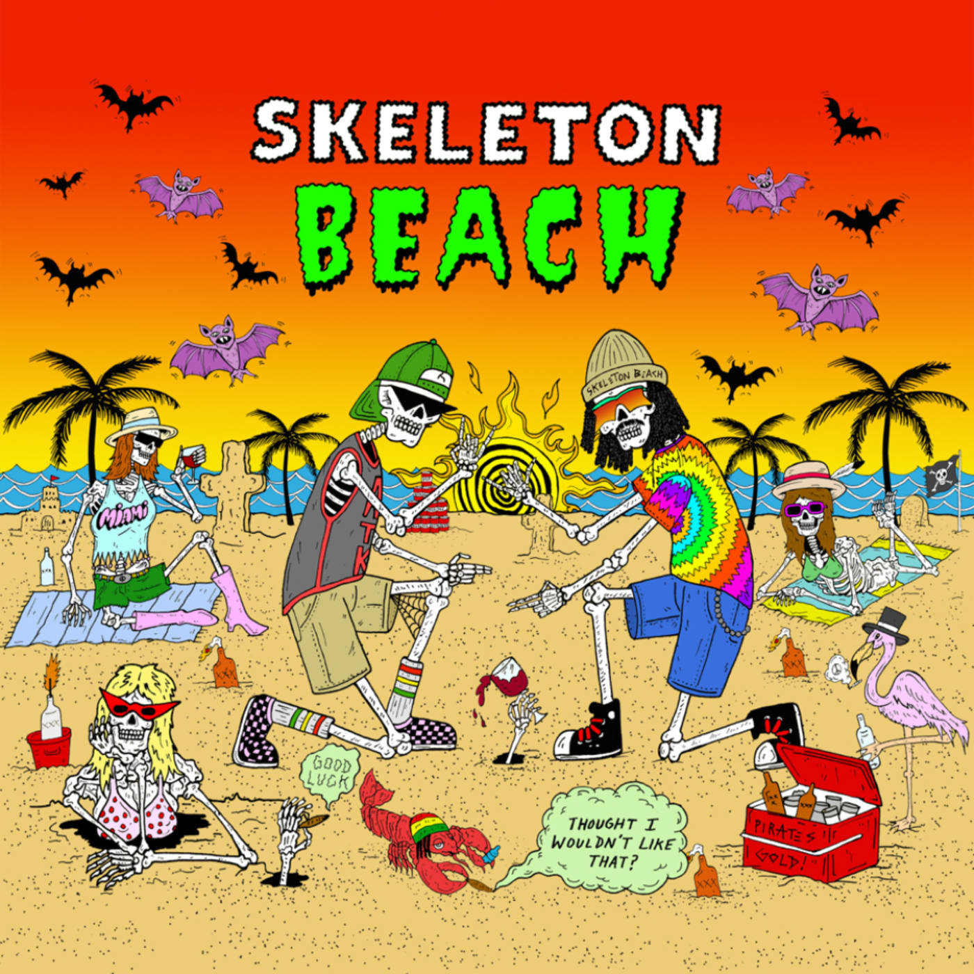Skeleton Beach cover art for new single