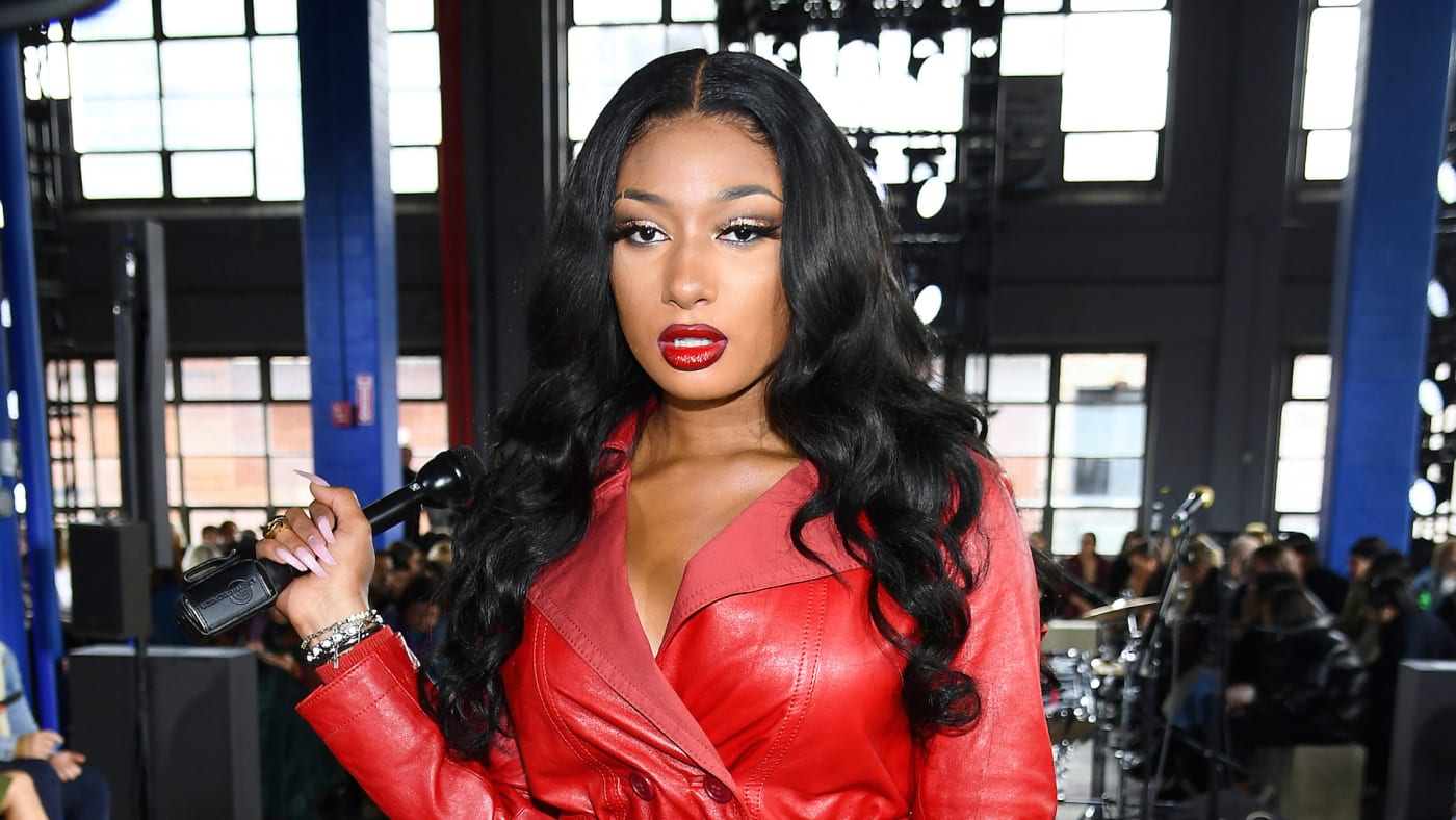 Megan Thee Stallion attends the Coach 1941 fashion show