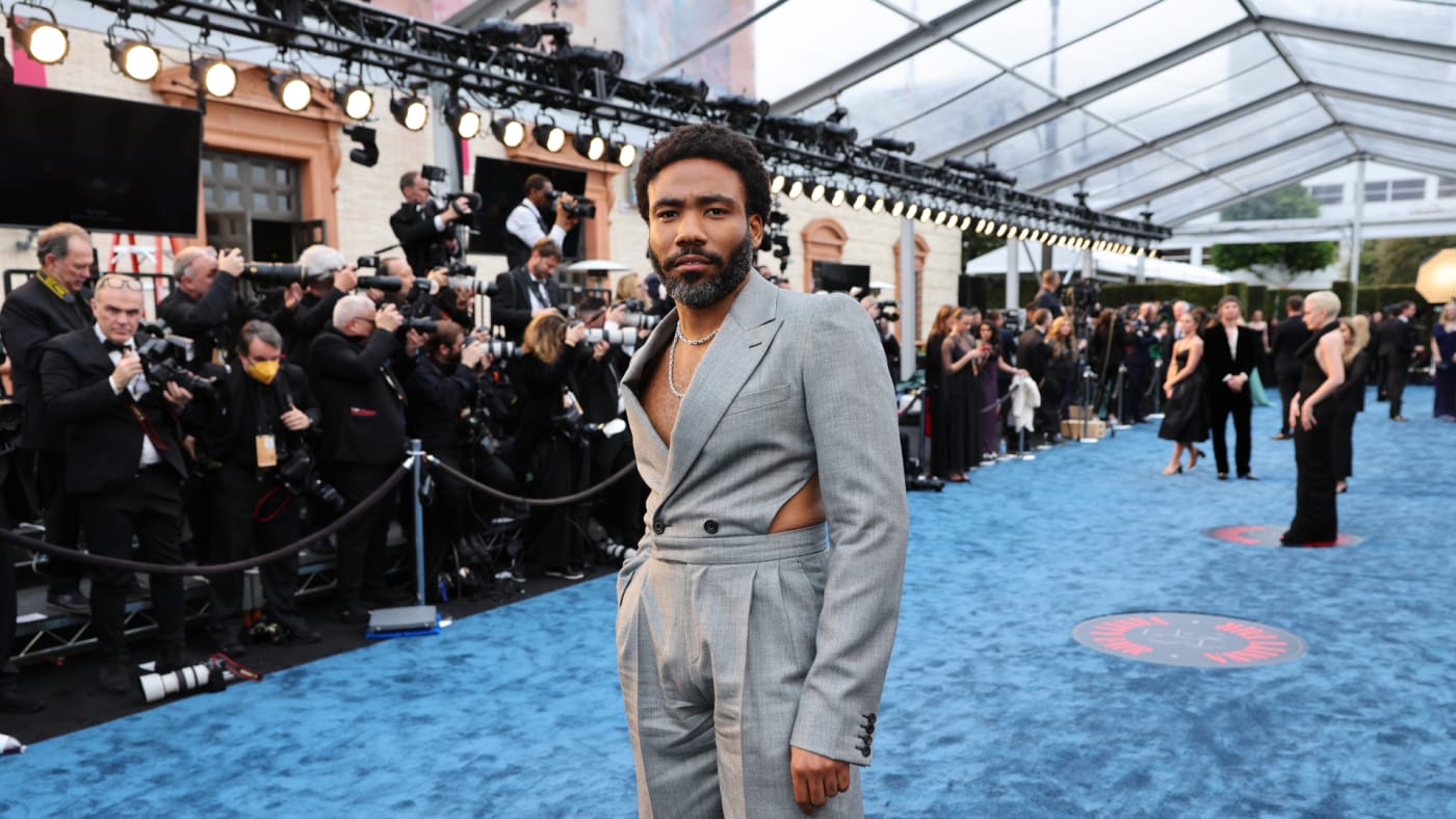 Childish Gambino Oscars 2024 Maura Nannie