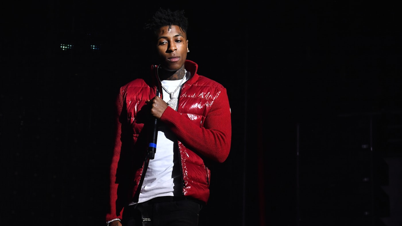 Rapper NBA YoungBoy performs onstage during Lil Baby & Friends concert