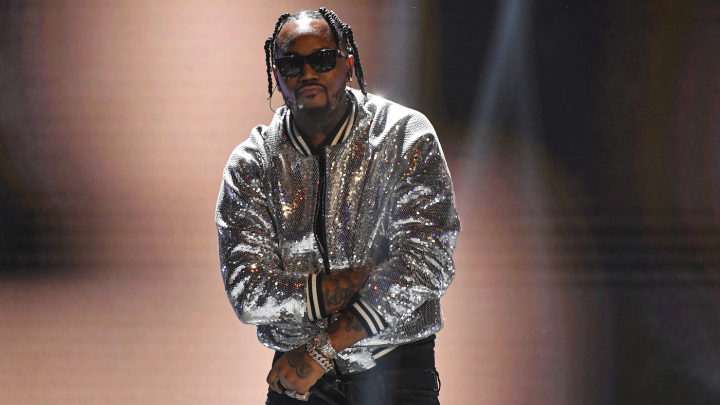 Fivio Foreign Has Technical Difficulties During Nets Halftime