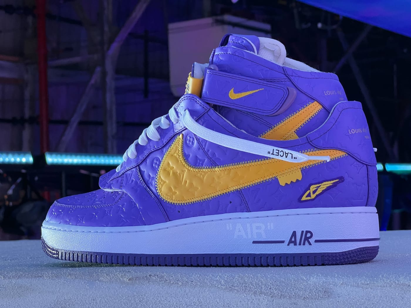 Louis Vuitton x Nike Air Force 1 Mid 'Lakers'