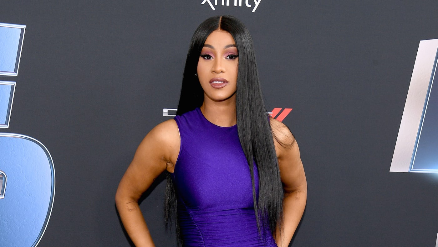 Cardi B attends "The Road to F9" Global Fan Extravaganza