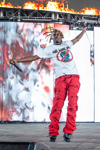 Playboi carti red pants clearance