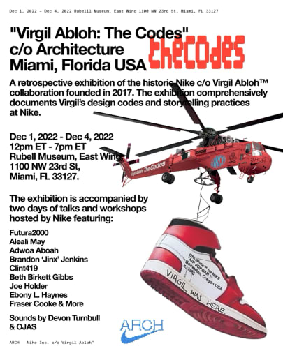 Virgil Abloh the Codes Rubell Museum Miami