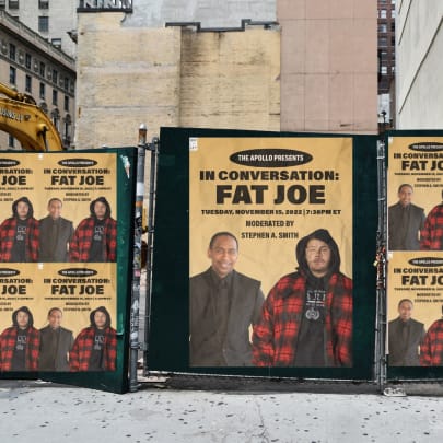 fat joe will be in harlem with SAS for conversation