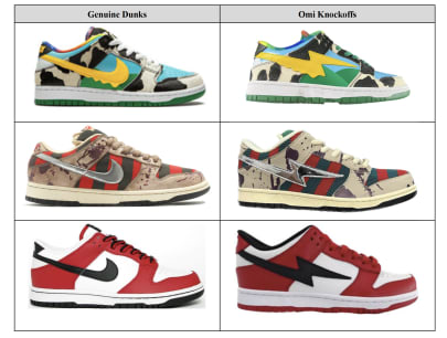 Nike Genuine Dunks vs. Omi Knockoffs