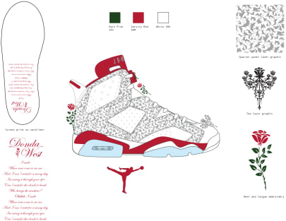 Kanye West's 'Donda' Air Jordan 6
