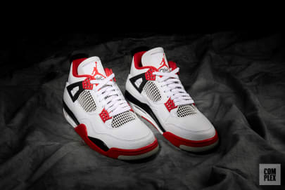 jordan 4 fire red laces