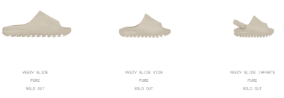 Yeezy slides sold out clearance
