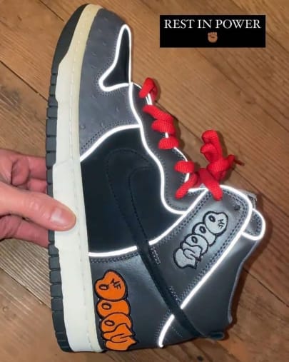 MF DOOM x Nike SB Dunk High Sneakers