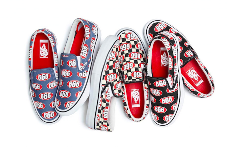 vans x supreme slip on
