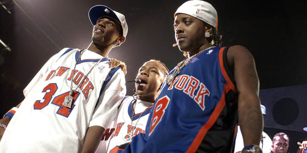 Rappers wearing nba jerseys