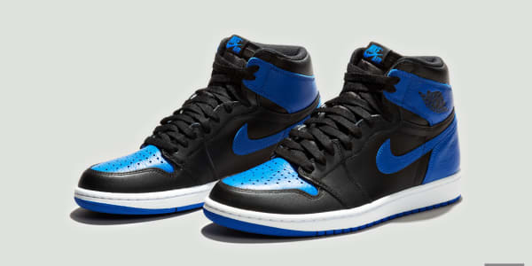 black & blue jordan 1s