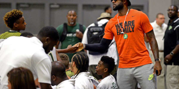 LeBron "Bronny" James Jr's First Dunk Has Been Caught on ...