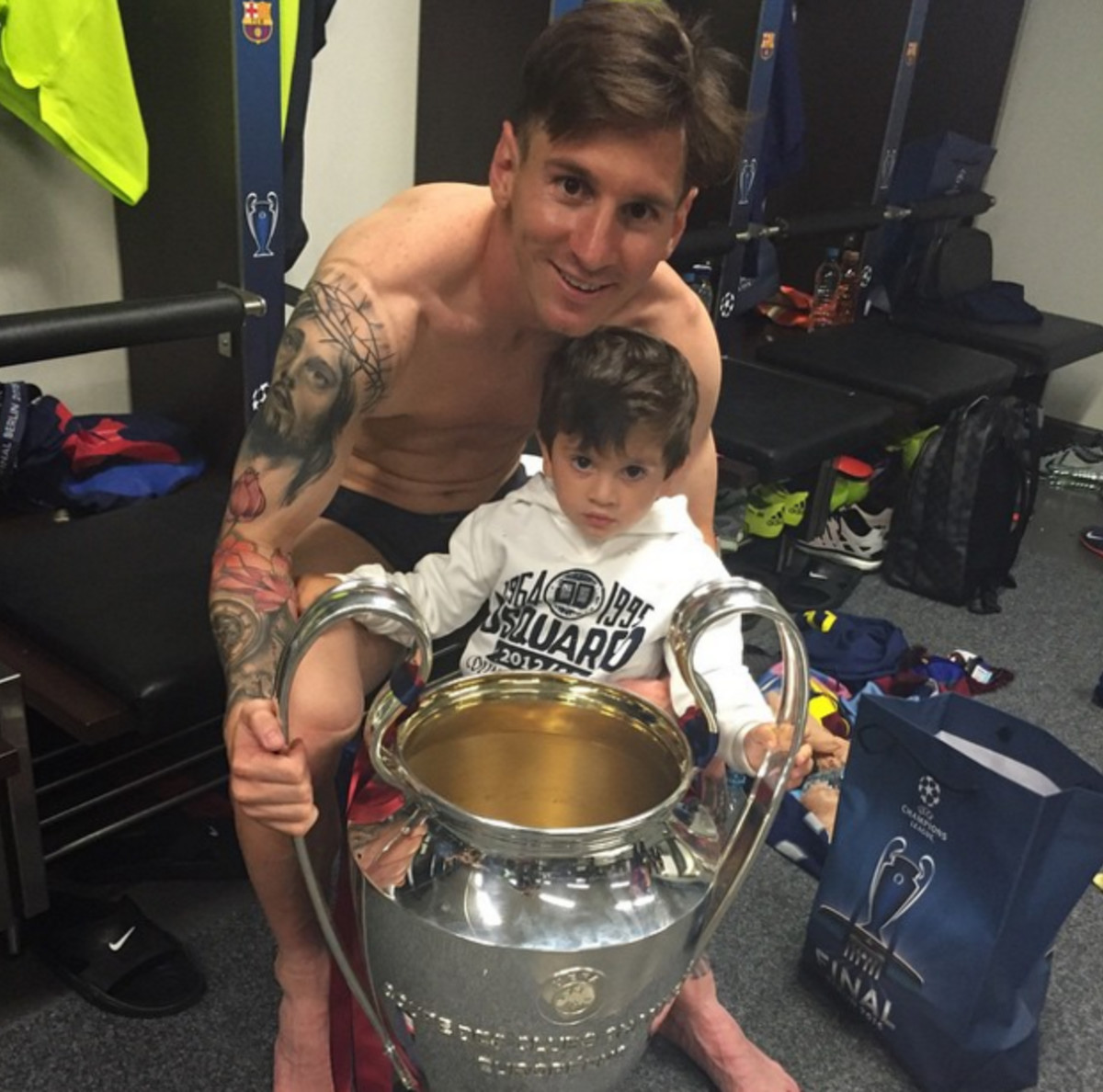 Lionel Messi’s Three-Year-Old Son Has Already Joined Barcelona’s