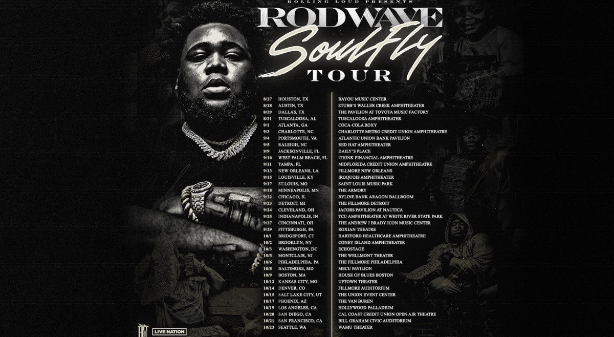 Rod Wave Announces Fall Tour Presented by Rolling Loud Complex