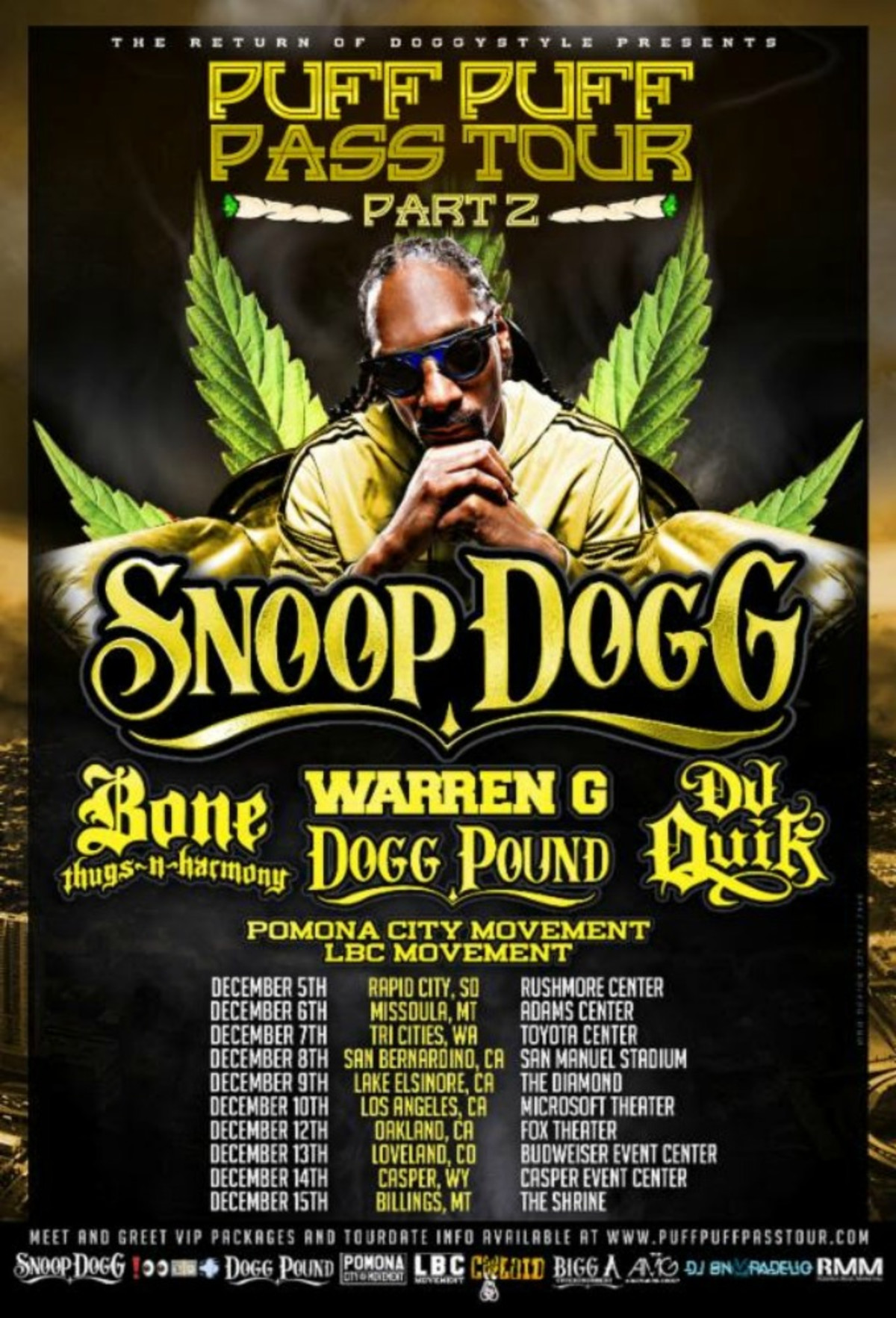 snoop dogg tour performers