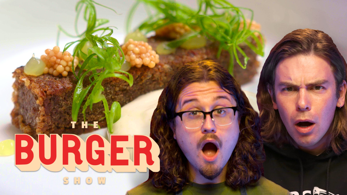 Joshua Weissman Makes Cody Ko a Crazy FineDining Burger The Burger Show Complex