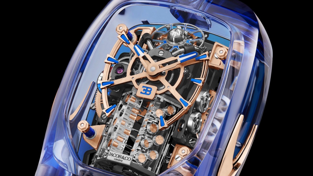 Jacob & Co. Unveils $1.5 Million Bugatti Chiron Blue Sapphire Crystal Watch | Complex