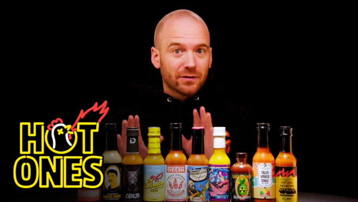 Sean Evans révèle la gamme de sauces piquantes de la saison 20 Les plus chauds Avresco