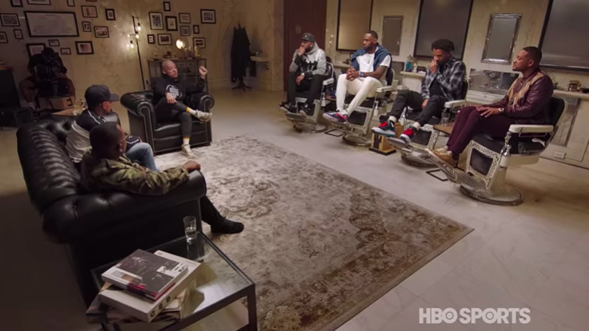 lebron the shop hbo