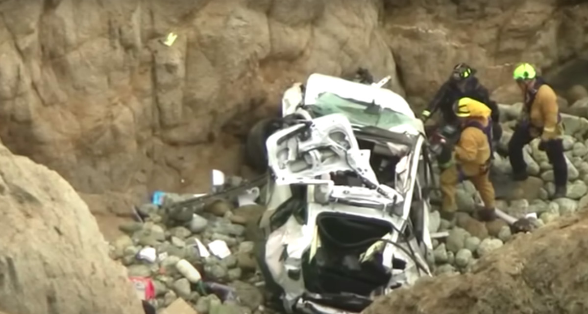 Car Driver Of Car That Went Over California Cliff With Children