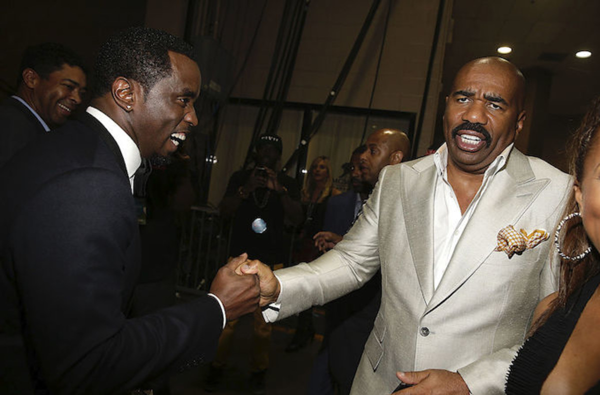 Diddy and Lori Harvey Spotted in Italy With Steve Harvey Amid Dating