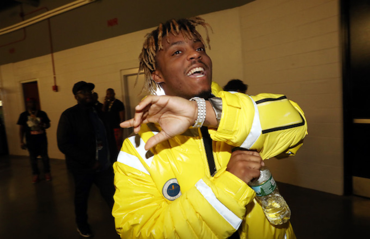 juice wrld yellow hoodie