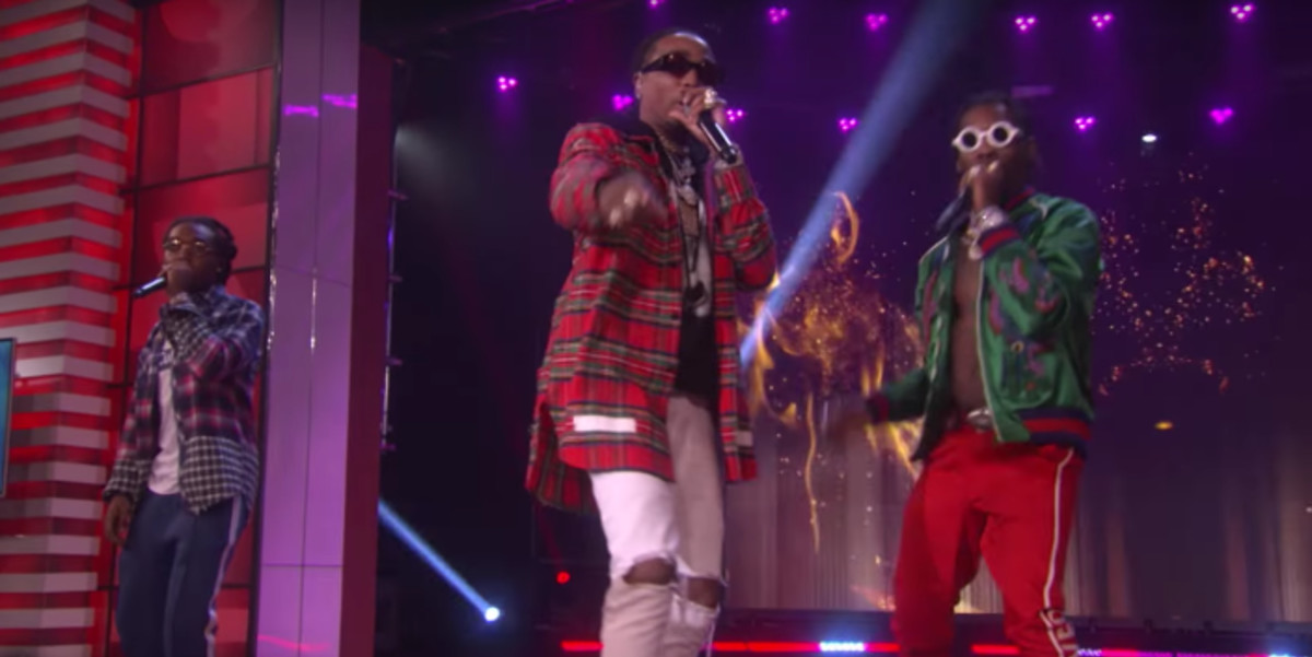 Migos Make Their ‘Ellen’ Debut With Energetic “Bad and Boujee” Performance Complex