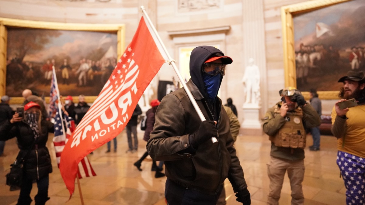 Former Houston Cop Charged in Capitol Riot After FBI Found