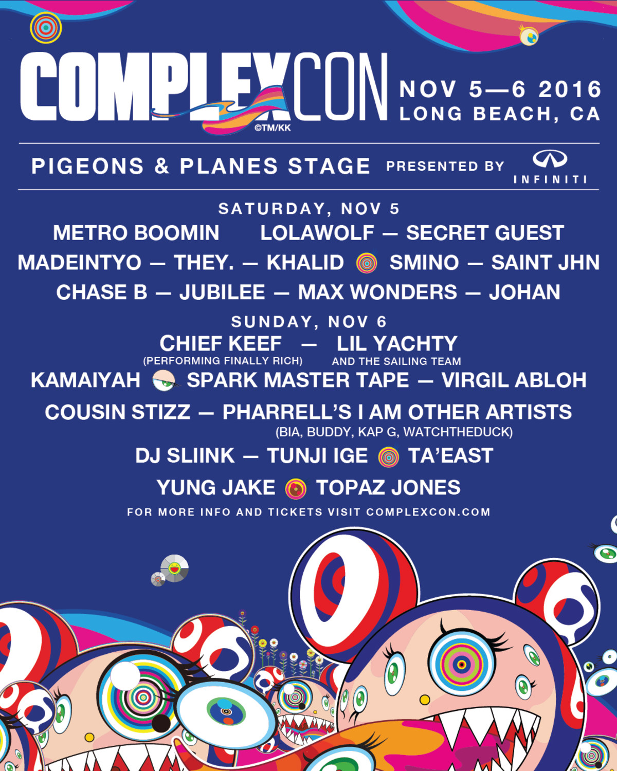 Here’s the Full Lineup For the Pigeons & Planes Stage at ComplexCon
