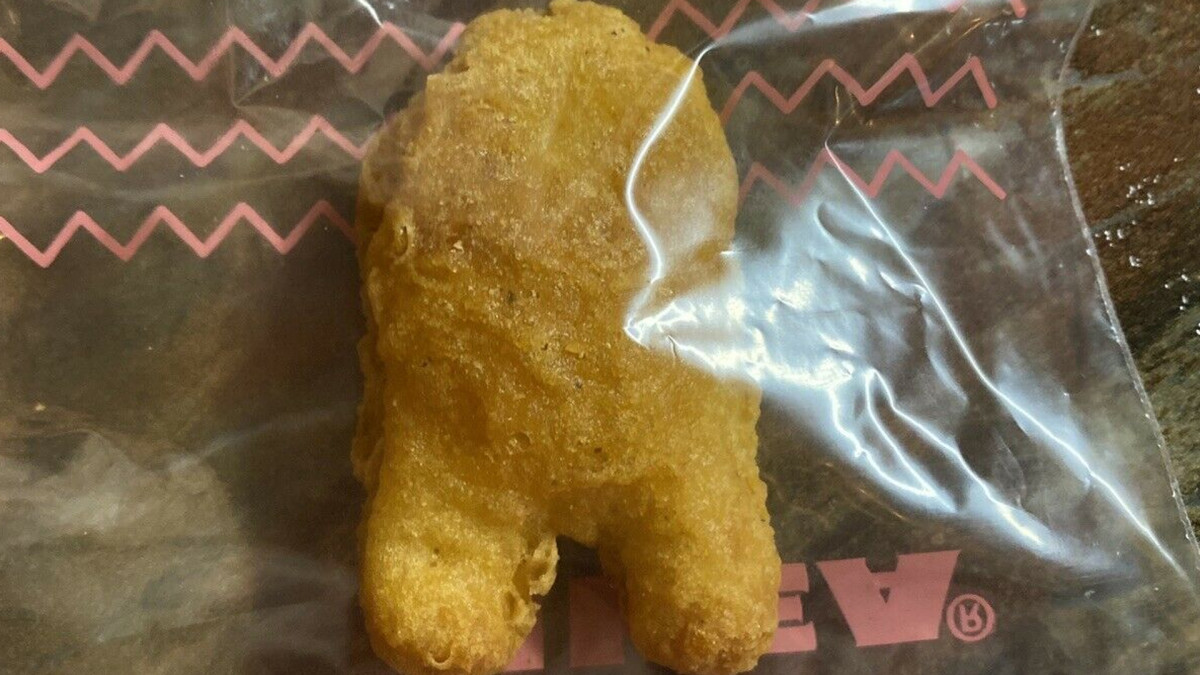 McDonald’s Chicken Nugget Resembling ‘Among Us’ Character Sells for $100K | Complex