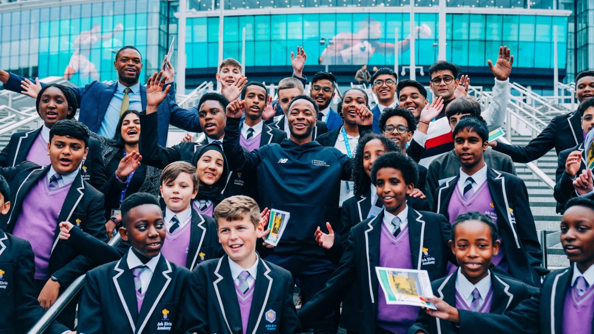 Raheem Sterling Unveils Youth Foundation At His Former Secondary School