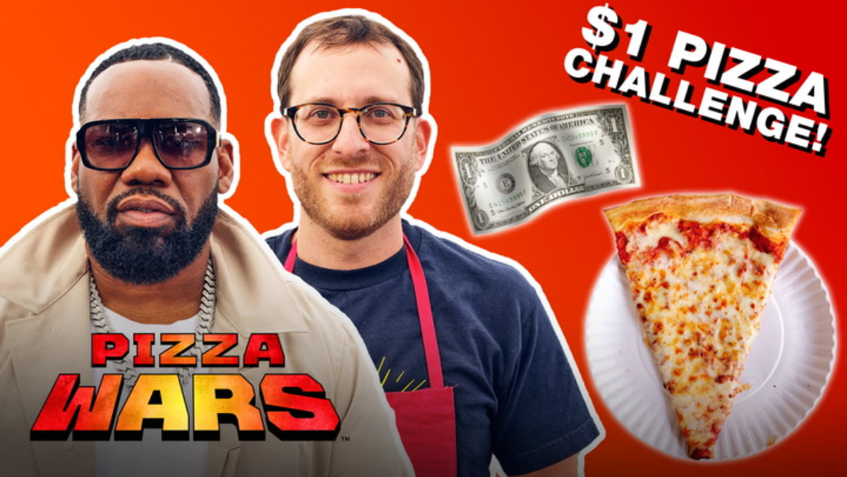 1 Slice Challenge with Raekwon and Scott Wiener Pizza Wars Complex