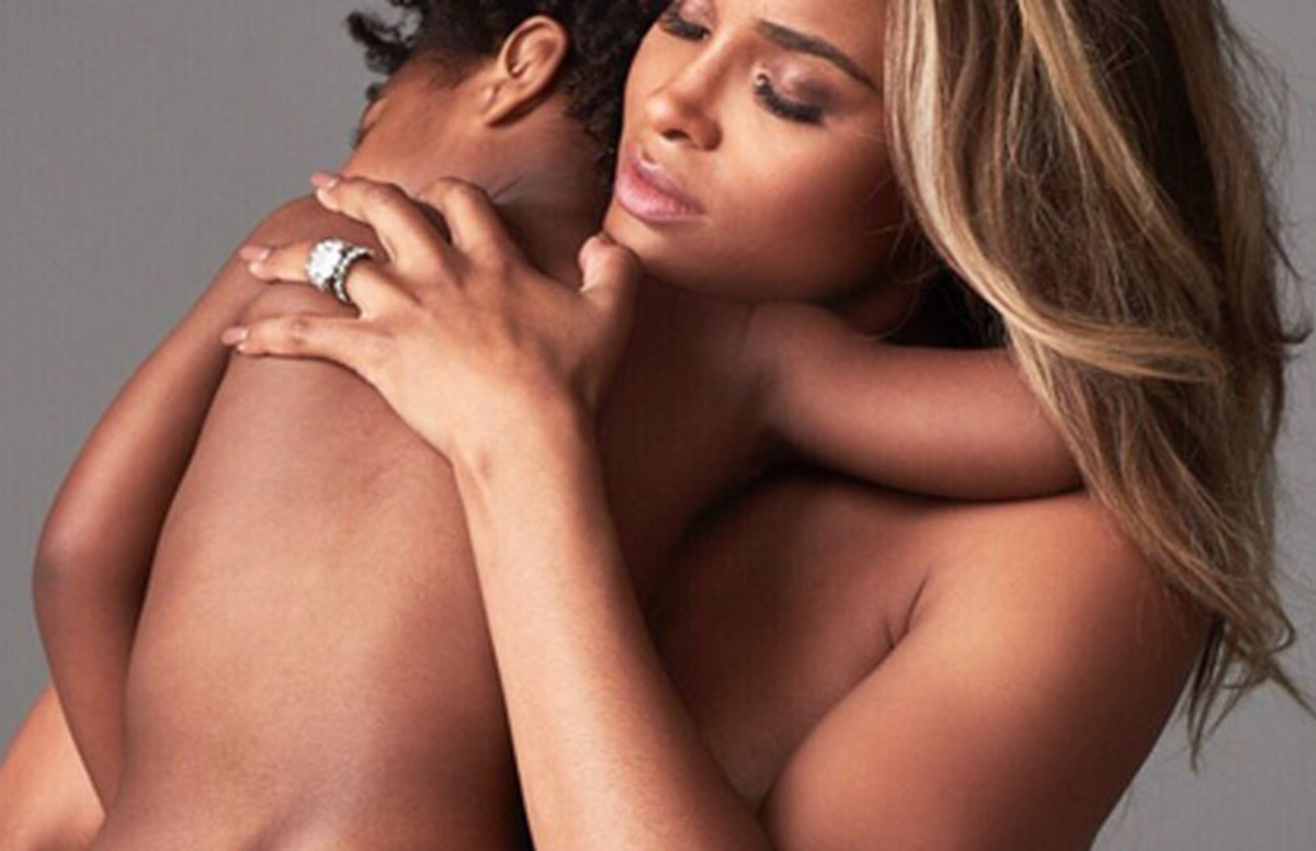 Ciara, Baby Future and (Kind Of) Russell Wilson Went Naked for a Family Pho...