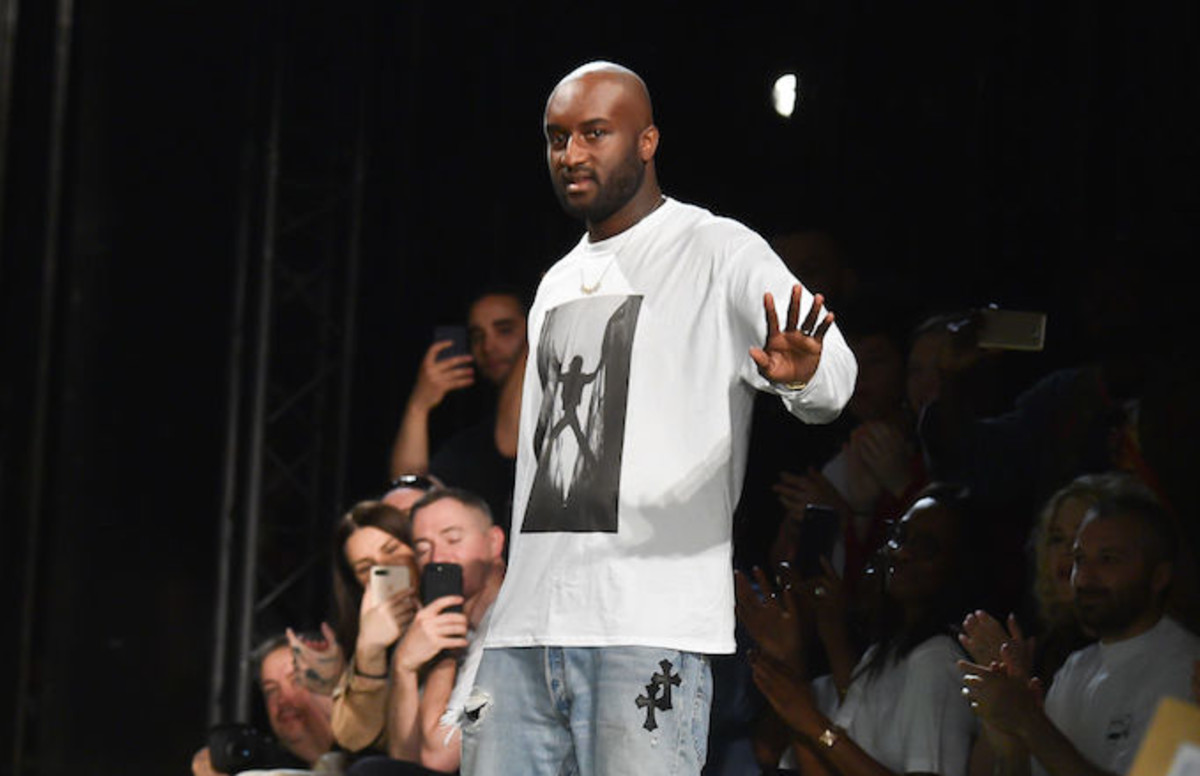 Virgil Abloh and Kanye Share Emotional Moment at Louis Vuitton Show ...