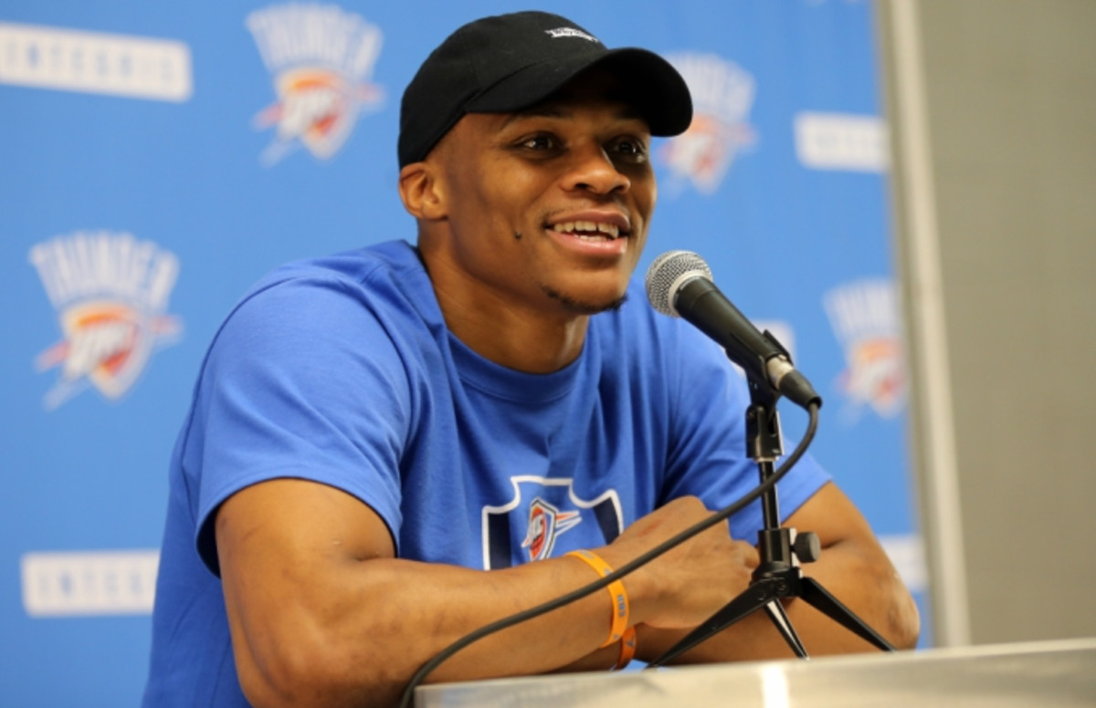 Did Russell Westbrook Throw Shade At Kevin Durant With This Adopt A Cat T Shirt Complex