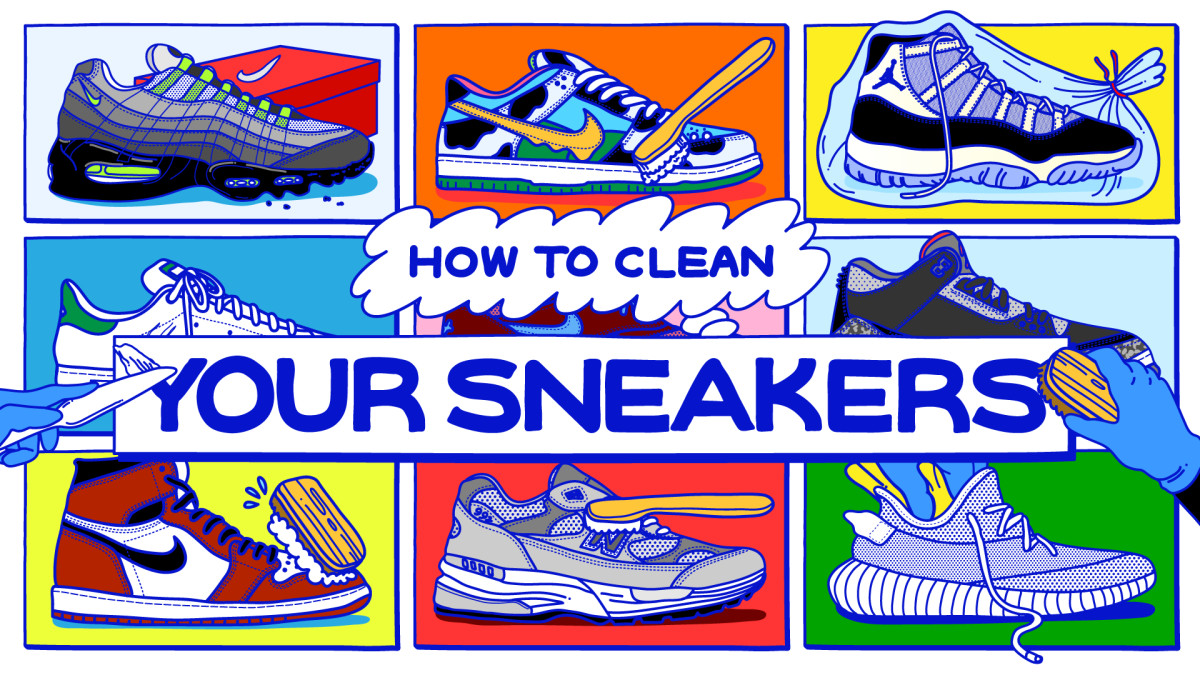 How to clean light colored sneakers